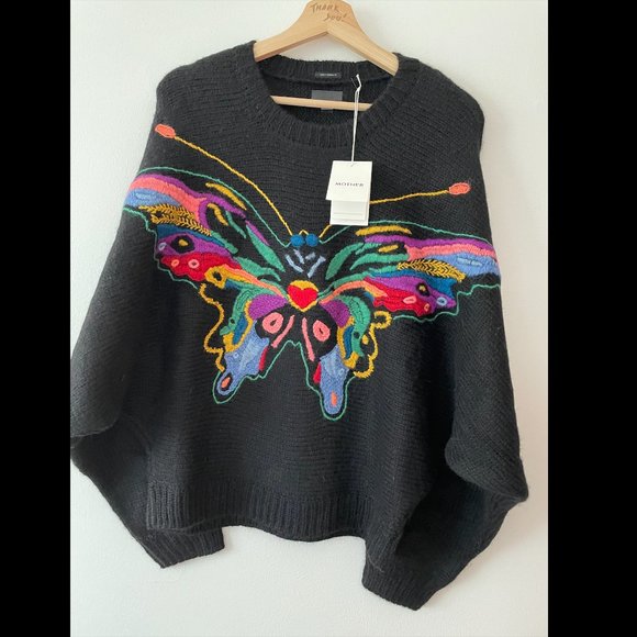MOTHER Butterfly Embroidery Batwing Pullover (Gives Me Butterflies) - Picture 9 of 9